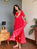 Baggy Style Anarkali Kurti Set