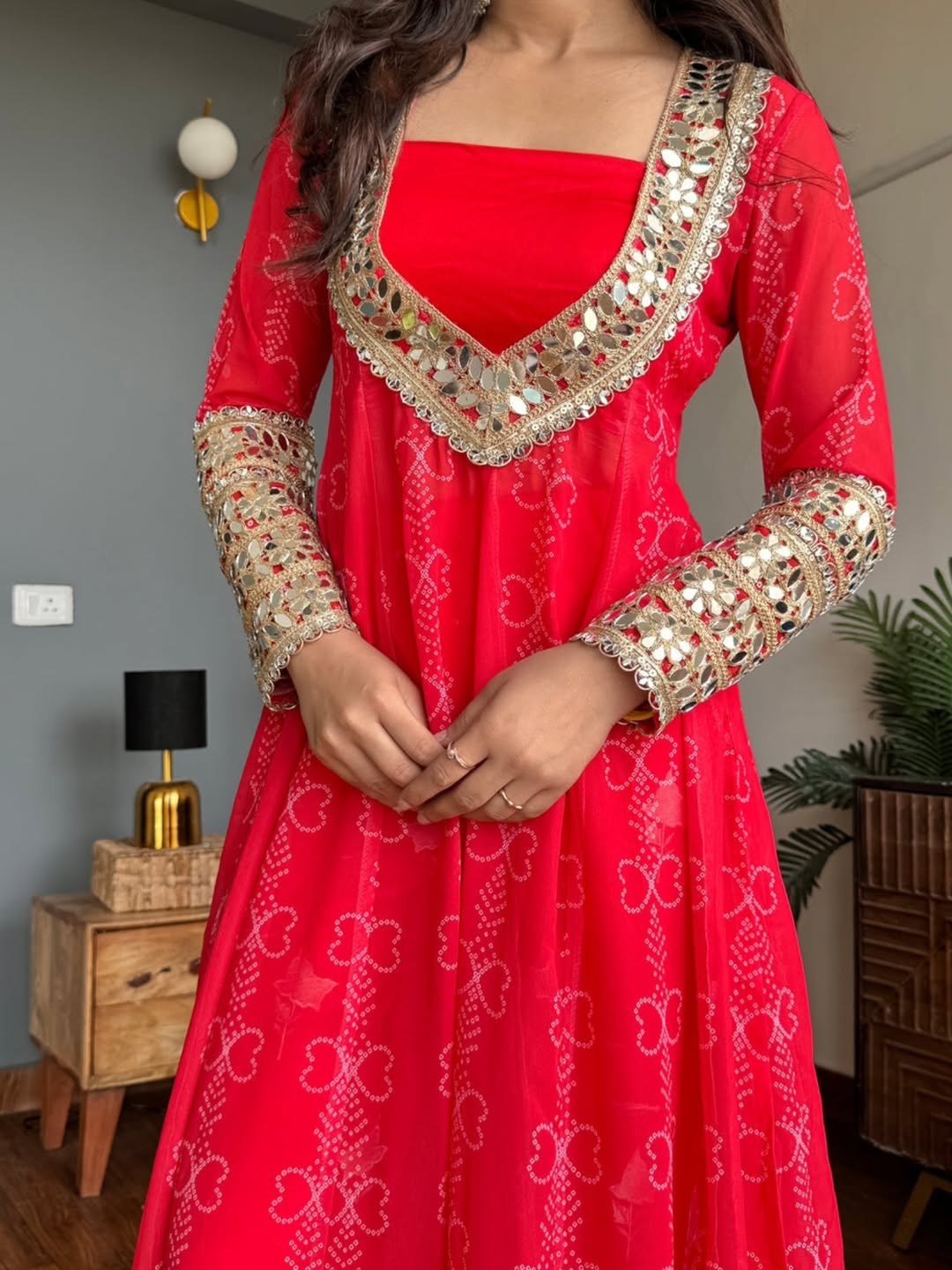 Baggy Style Anarkali Kurti Set