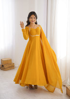 Anarkali Mustard