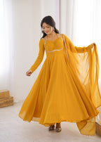 Anarkali Mustard