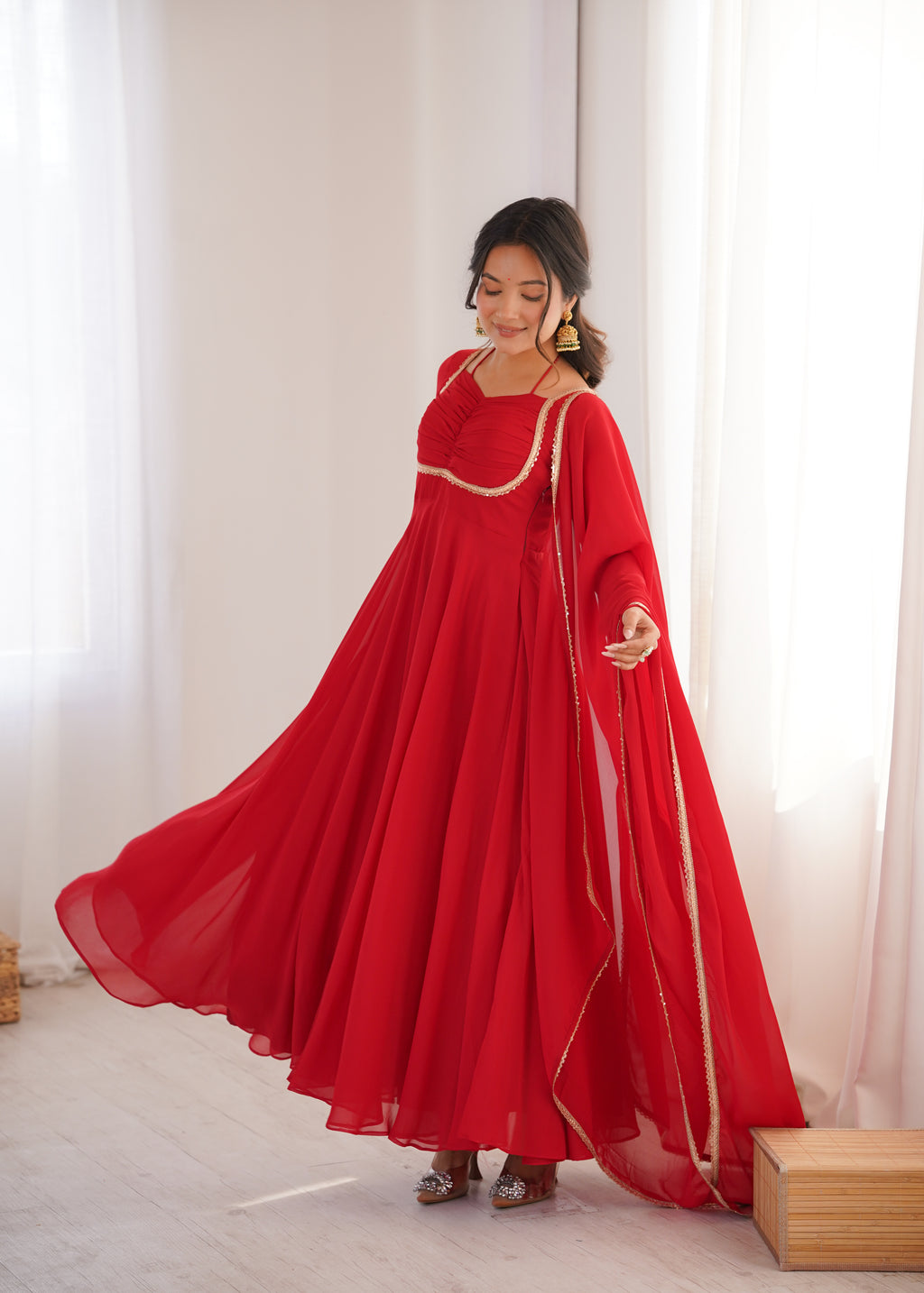 Anarkali Red