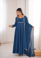 Anarkali Tealblue