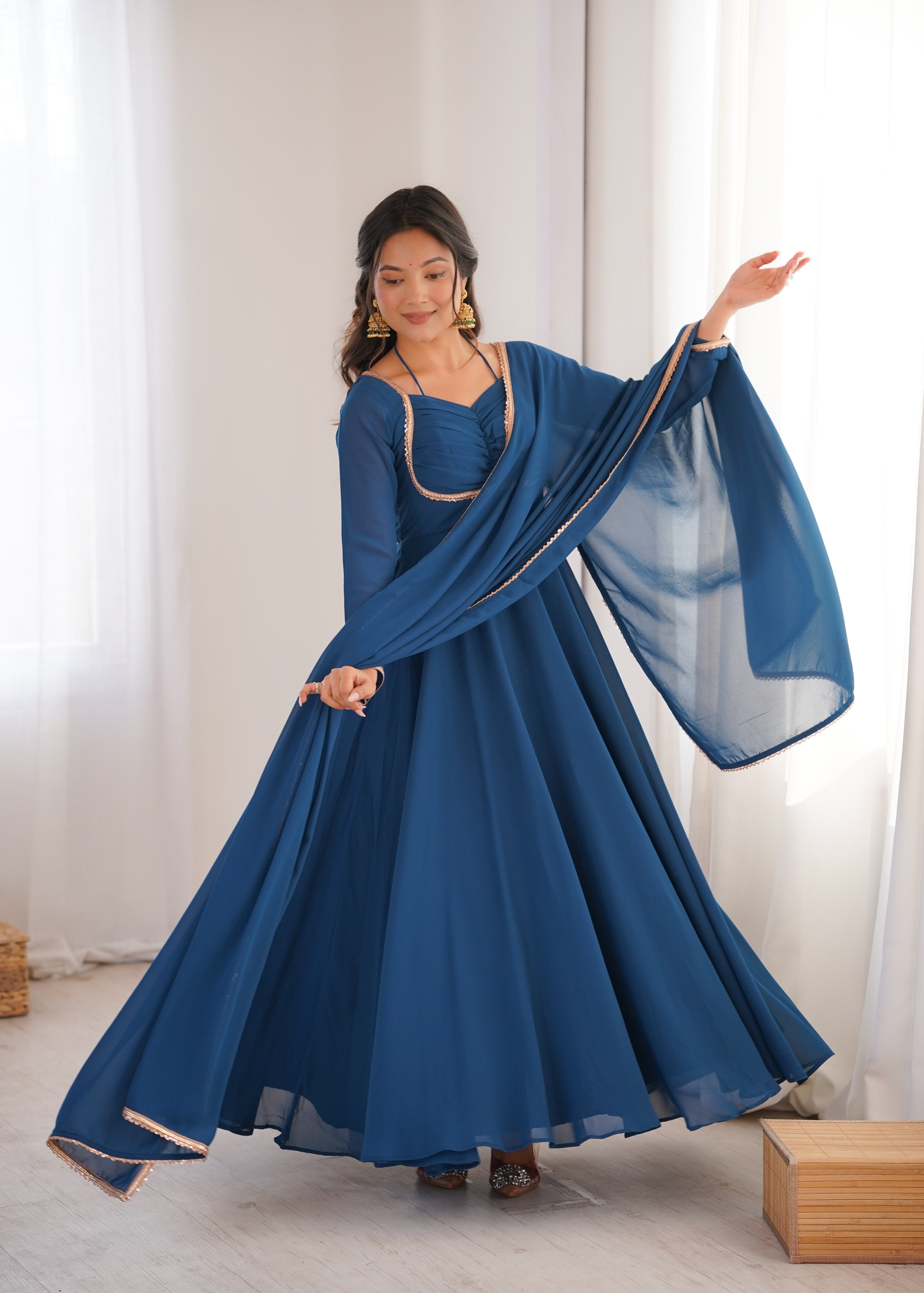 Anarkali Tealblue