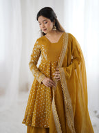 Ethnic top with sarara plazoo