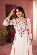 trendy mirrorwork cord-set