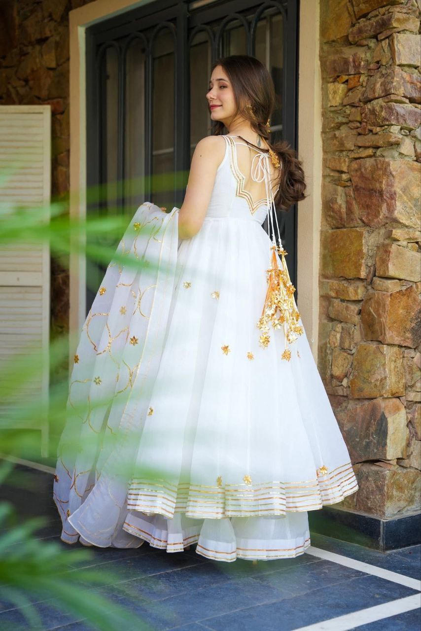 Purely Handmade Anarkali Plazzo Set